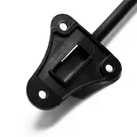 Фиксатор дверной LOCKLAND, &laquo;козья ножка&raquo;, цвет черный