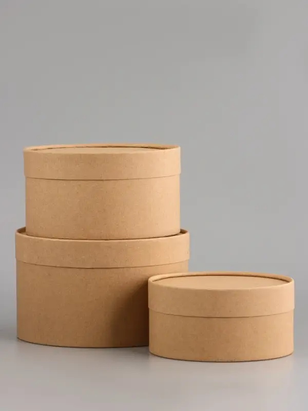 Набор подарочных коробок 3 в 1, завальцованные, крафт, 20&times;12 - 18&times;10 - 16&times;8 см