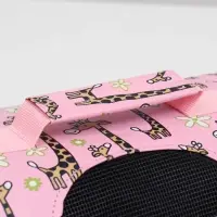 Сумка - переноска &laquo;Жирафы&raquo;, размер M, 40&times;21&times;27 см, каркасная