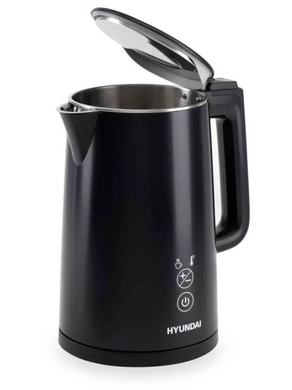 Чайник HYK-S5509 1,5л 2200Вт черный (металл)