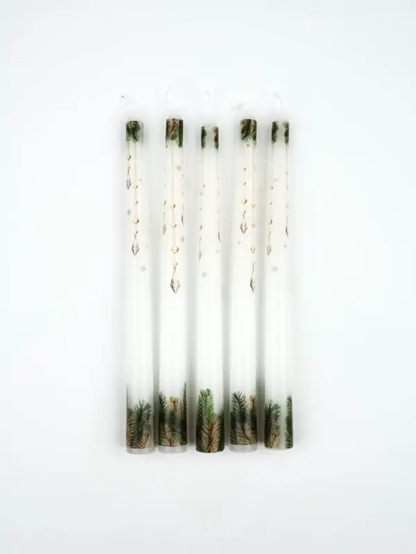 Набор античных свечей 5 шт. "Чудо случится"