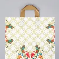 Пакет с петлевой ручкой "Подарок" 35 х 30 х 8, см, 60 мкм