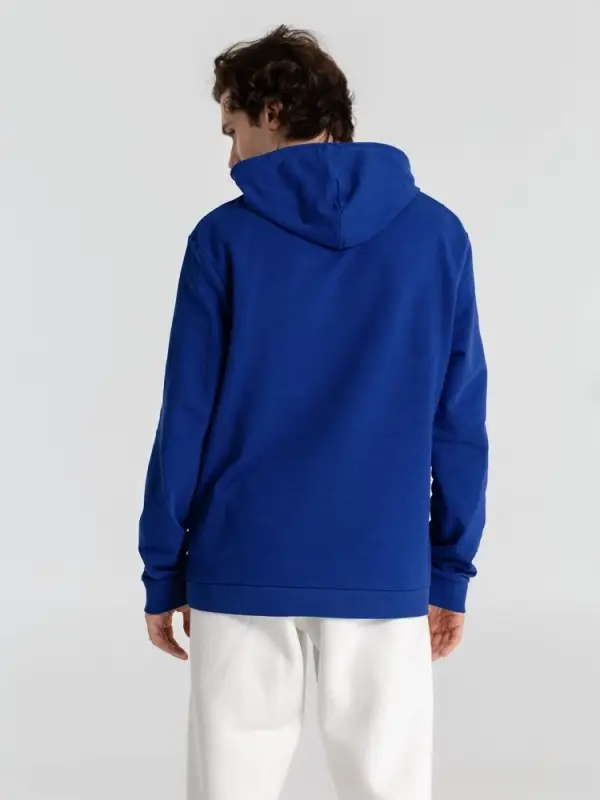 Толстовка с капюшоном унисекс Hoodie, ярко-синяя, размер XS