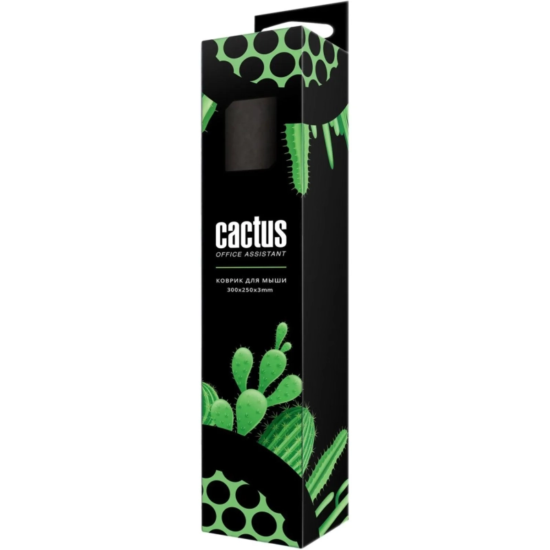 Коврик для мыши Cactus Black 300x250x3мм (CS-MP-D01M/CS-MPC-D01M)