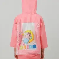 Дождевик детский, рост 100-110, розовый