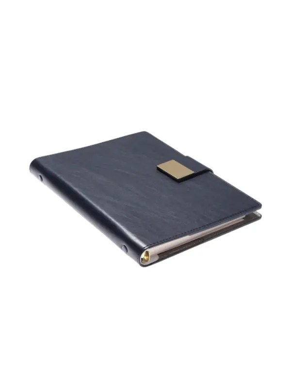 Органайзер на кольцах, А5, с хлястиком, 80л, линия, к/зам, Синий Органайзер на кольцах, А5, с хлястиком, 80л, линия, к/зам, Синий