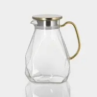 Набор для напитков Magistro &laquo;Льдинка&raquo;, 5 предметов: кувшин 1.6 л, 4 кружки 300 мл, стекло