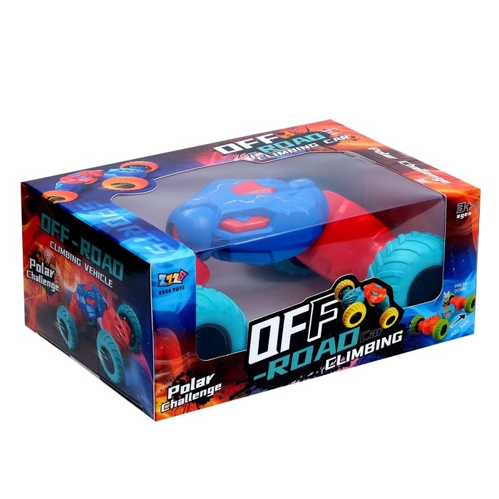 Машина-перевёртыш «Трюкач», инерция, цвет МИКС Машина-перевёртыш «Трюкач», инерция, цвет МИКС