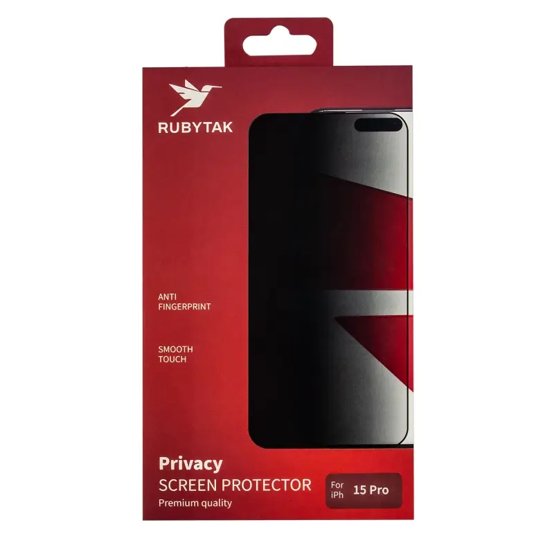 Защитное стекло для iPhone 15 Pro RUBYTAK Privacy