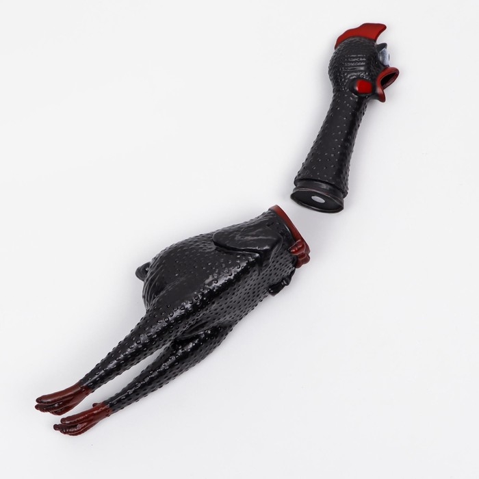 Игрушка пищащая Игрушка пищащая "Задумчивая курица XL" для собак, 41 см, чёрная