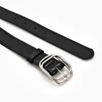 Ремень жен 06-01-02-01, Июнь2504, 3,2*0,3*110 см, без винта, пряж металл, 1 прокол, черный 1090312 Ремень жен 06-01-02-01, Июнь2504, 3,2*0,3*110 см, без винта, пряж металл, 1 прокол, черный 1090312
