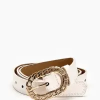 Ремень жен 04-01-01-01, Июнь2503, 2,5*0,3*110 см, без винта, пряж золото, 1 прокол, белый Ремень жен 04-01-01-01, Июнь2503, 2,5*0,3*110 см, без винта, пряж золото, 1 прокол, белый