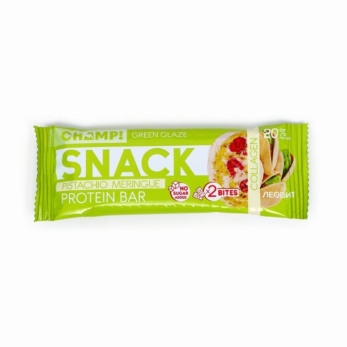 Батончик протеиновый Champ  Батончик протеиновый Champ "Фисташковая меренга", 40 г