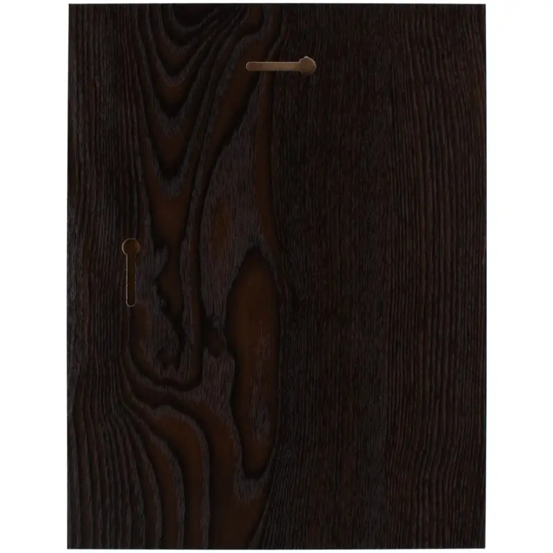 Плакетка Plaque, большая, венге с серебристой пластиной Плакетка Plaque, большая, венге с серебристой пластиной