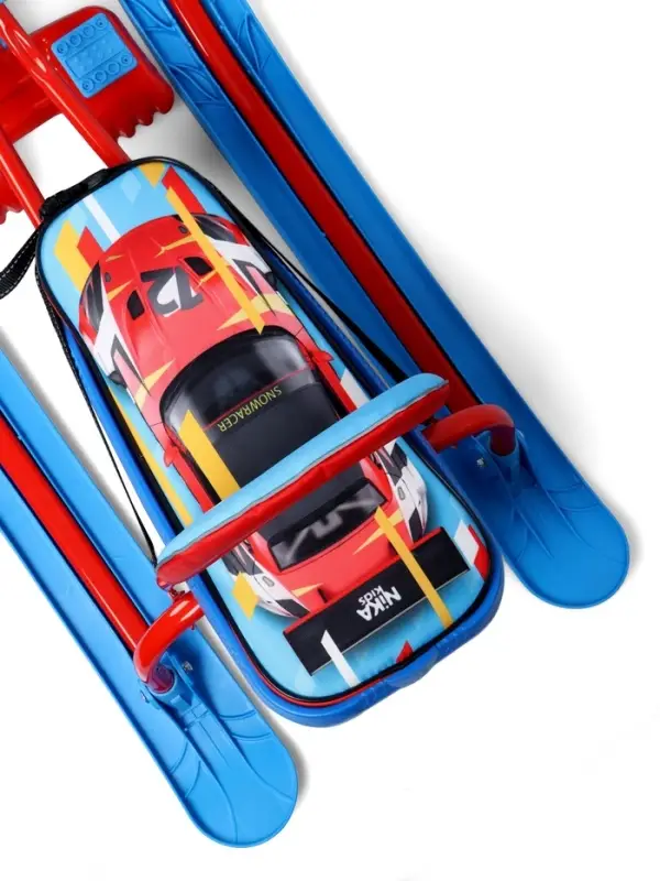 Снегокат &laquo;Тимка спорт 4-1&raquo; Sportcar, со спинкой, красный, синий, ТС4-1/SC2 Nika Kids