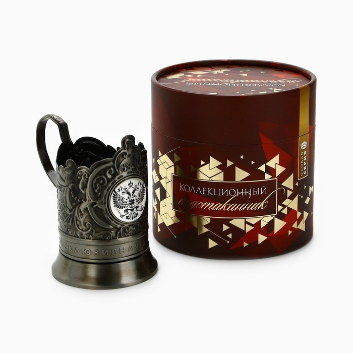 Подстаканник «Герб», 12.6 х 8.7 х 12 см Подстаканник «Герб», 12.6 х 8.7 х 12 см