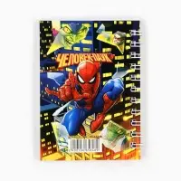 Блокнот А7, 28 листов, набор 4 шт., Марвел