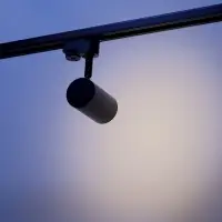 Трековый светильник Luazon Lighting под лампу Gu10, цилиндрический, чёрный