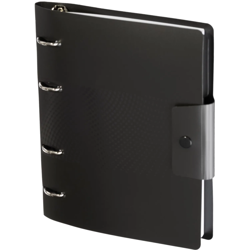 Ежедневник недатированный ATTACHE Digital черный,А5, 272стр., на кольцах