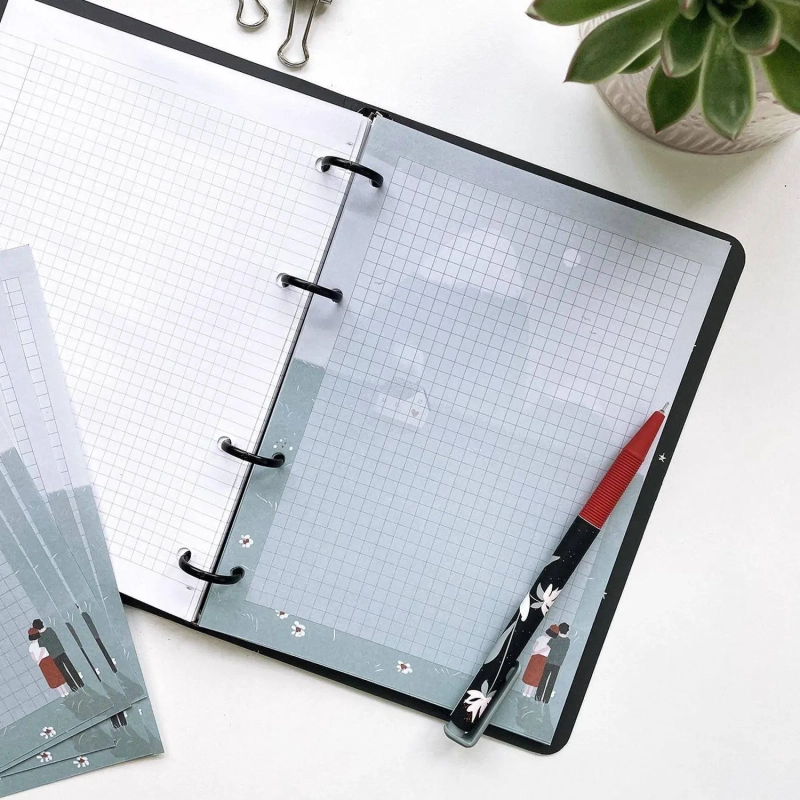 Сменный блок для тетрадей на кольцах,Be Different А5 50л,кл,Soul N3606