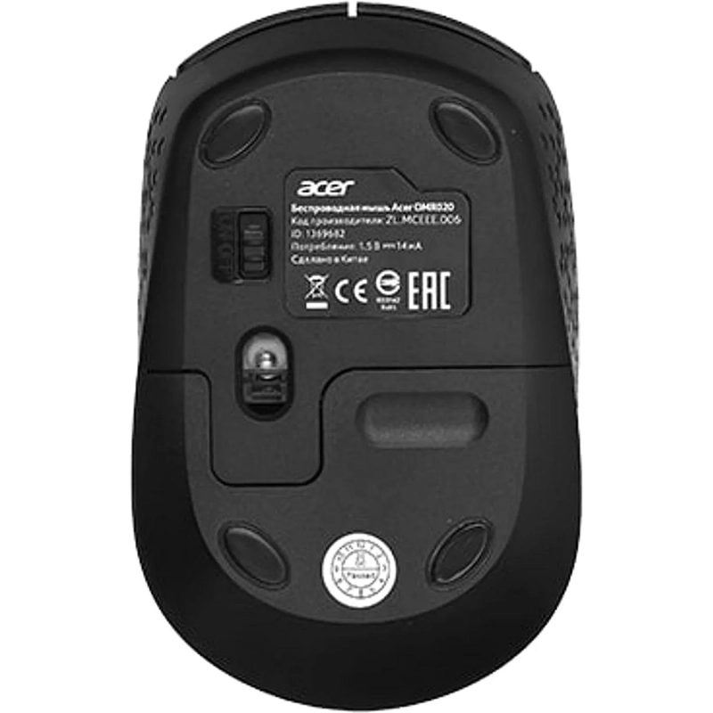 Мышь компьютерная Acer OMR020, черный