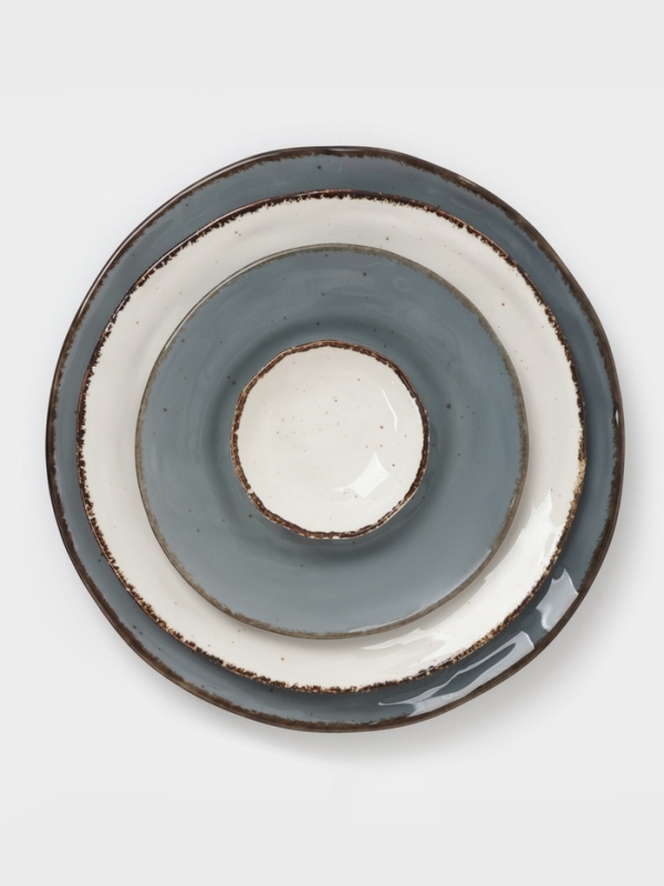 Тарелка глубокая Magistro "Alpine Frost" 23см 23х22,7х5 цвет синий