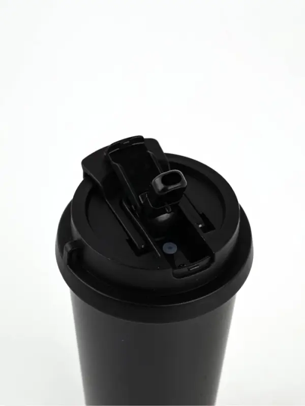 Термостакан с веревочкой Термостакан с веревочкой "Список дел" черная, 500мл