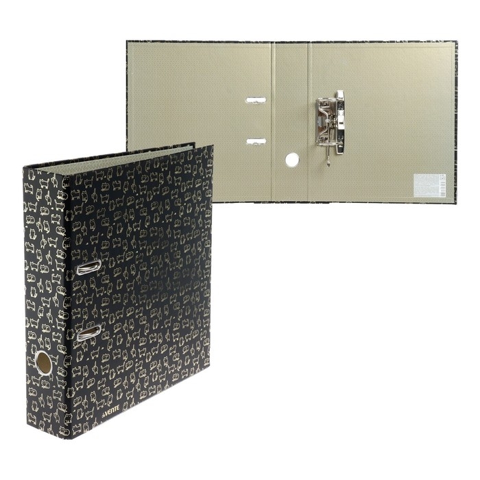 Папка-регистратор А4, 75 мм, deVENTE Cats, ламинированный картон, разборный Папка-регистратор А4, 75 мм, deVENTE Cats, ламинированный картон, разборный