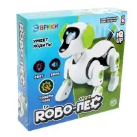 Робот &laquo;Robo-пёс&raquo; Эврики, электронный конструктор, интерактивный: звук, свет, на батарейках