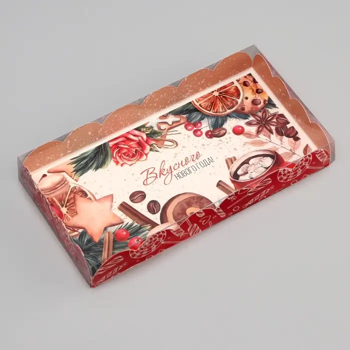 Коробка для печенья, «Волшебных мнгновений», 10.5×20×3 см, Новый год Коробка для печенья, «Волшебных мнгновений», 10.5×20×3 см, Новый год