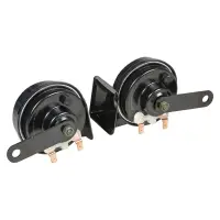 Сигнал звуковой рупорный 80мм 420/500Гц 118дБ 12В LOW/HIGH, кмпл. 2 шт. PRO