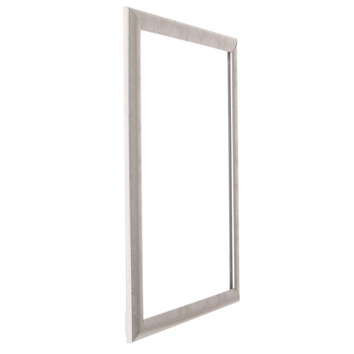 Рама для картин (зеркал) 40 х 50 х 2,7 см, пластиковая, Calligrata 6472, серебристая