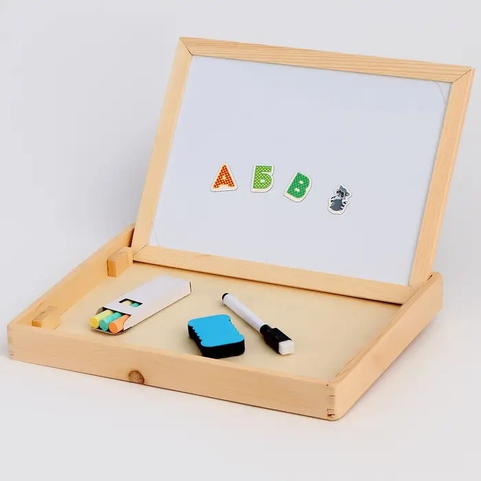 Конструктор магнитный Лесная мастерская &laquo;Алфавит&raquo;, 88 деталей