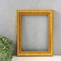 Рама для картин (зеркал, фото), пластик, 18&times;24 см, Estelle Classic, золотой