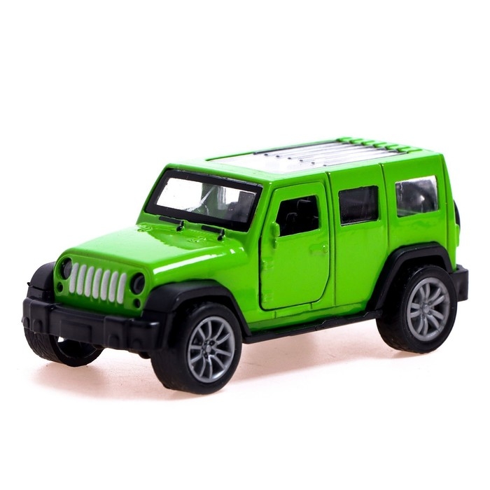 Машина металлическая «Джип», 1:48, инерция, открываются двери, МИКС Машина металлическая «Джип», 1:48, инерция, открываются двери, МИКС