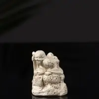 Набор фигурок &laquo;Нэцкэ&raquo;, 5 шт., 20&times;10&times;7 см, бежевый