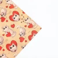 Бумага упаковочная крафтовая &laquo;Моему сердечку&raquo;, 50 х 70 см