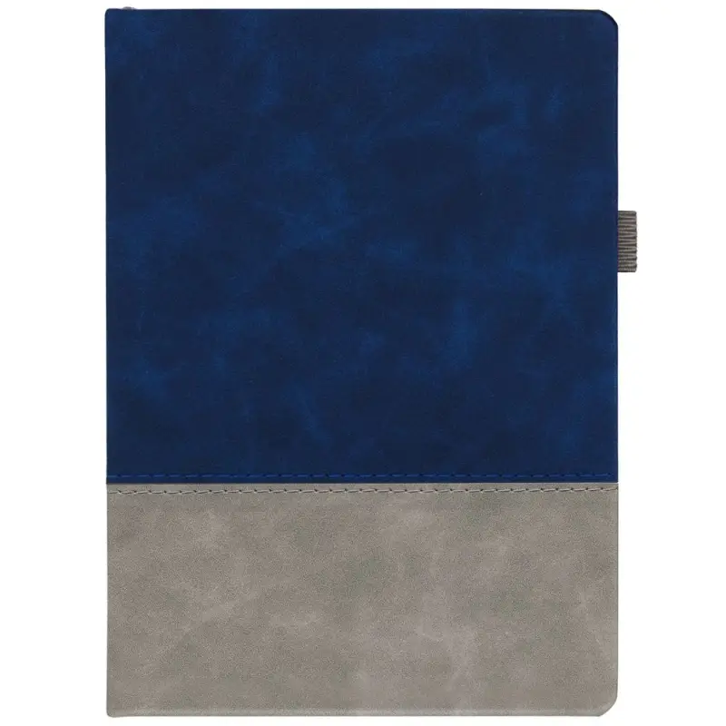 Ежедневник Horizon, недатированный, серый с синим