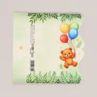 Конверт для денег фигурный &laquo;Мишка&raquo;, 17.5&times;8 см