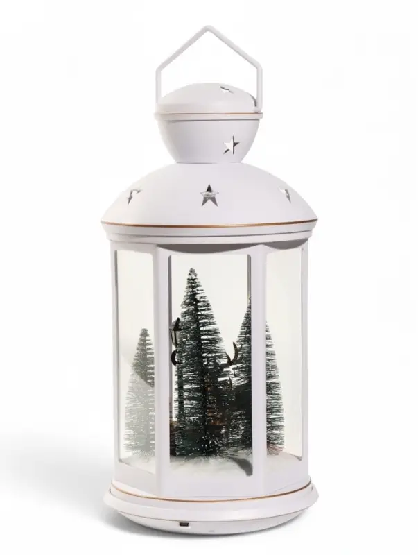 Фигурка светодиодная &laquo;Семья оленей&raquo;, новогодняя, 3хС(LR14), музыка, USB, 21&times;21&times;42 см