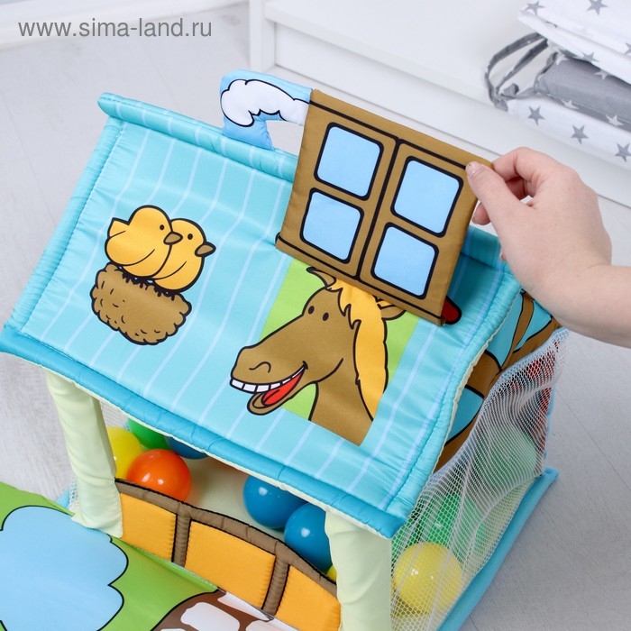 Развивающий коврик с дугами «Домик для игрушек», 93х70 см. Развивающий коврик с дугами «Домик для игрушек», 93х70 см.