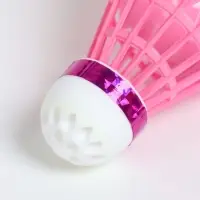 Воланы для бадминтона с LED подсветкой ONLYTOP, набор 3 шт., нейлон