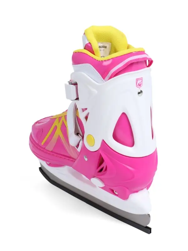 Коньки раздвижные BlackAqua, р. 39-42, для фитнеса, с роликовой платформой, цвет фуксия Коньки раздвижные BlackAqua, р. 39-42, для фитнеса, с роликовой платформой, цвет фуксия