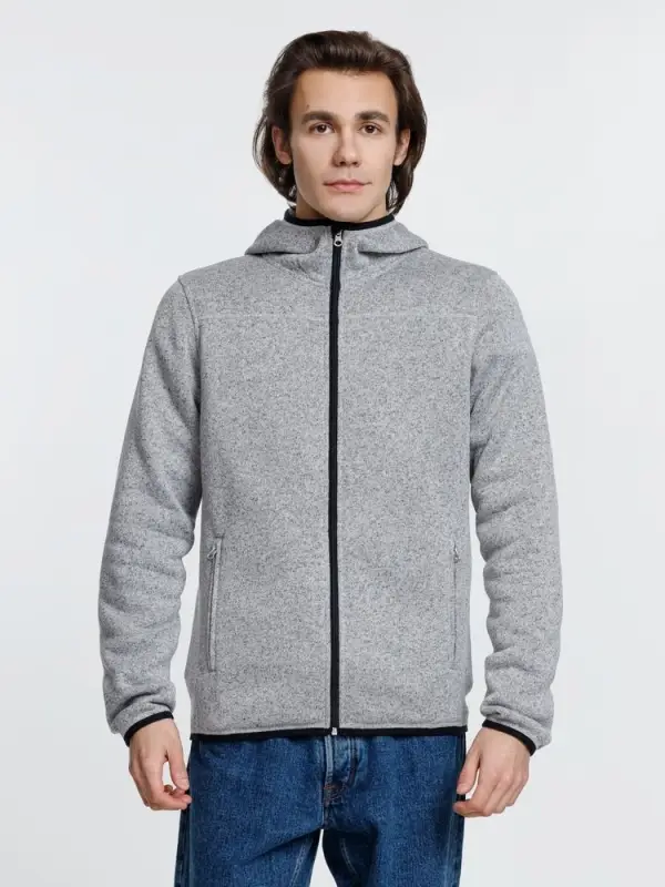 Куртка с капюшоном унисекс Gotland, серая, размер M Куртка с капюшоном унисекс Gotland, серая, размер M