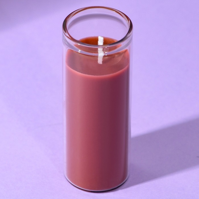 Свеча в колбе «Шоколад», высота 8 см Свеча в колбе «Шоколад», высота 8 см