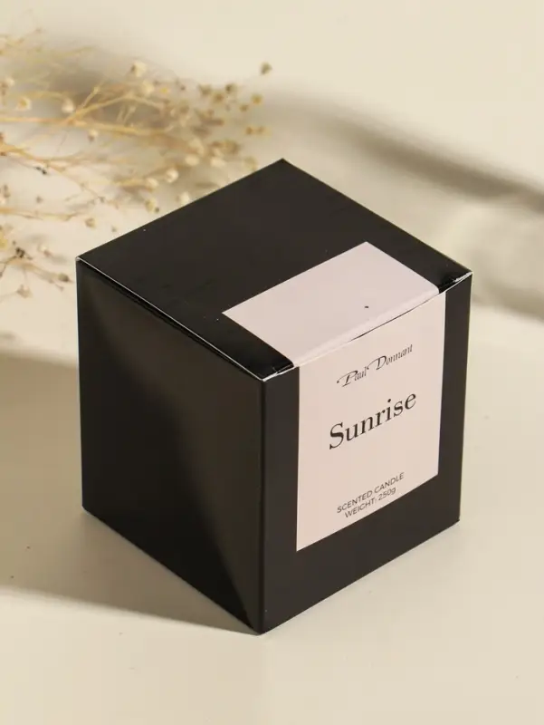 Свеча в подсвечнике вулканическом &laquo;Изгиб&raquo;, жёлтая, 8.3&times;8.5&times;7 см