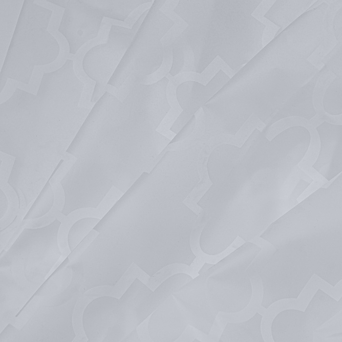 Штора для ванной «Узор», с люверсами, с утяжелителями, PEVA, 180×180 см