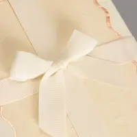 Набор подарочных коробок 3 в 1, прямоугольные с бантом, крем-брюле, 33.5&times;25&times;11.5; 29&times;21&times;9; 24.5&times;17&times;6.5 см