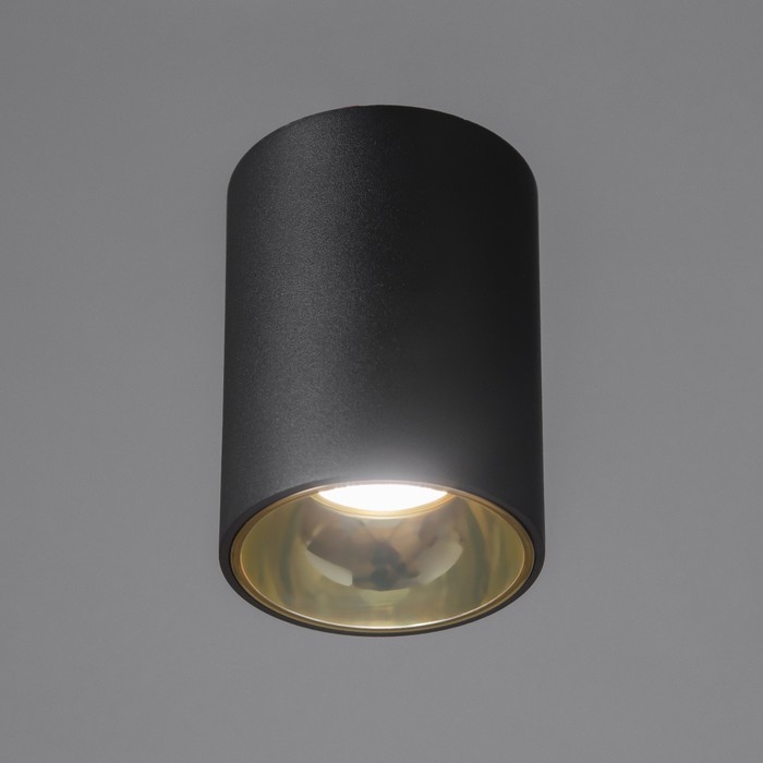 Светильник Светильник "Роллфи" LED 4000К 10Вт DIM220 IP54 черный золото 7,5х7,5х10см