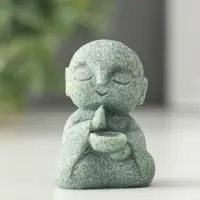 Подставка для благовоний палочек песчаник &laquo;Маленький монах Сян Дао&raquo;, 3.5&times;3&times;5.5 см